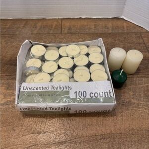 Bundle of Unscented Tealights 60+ Included